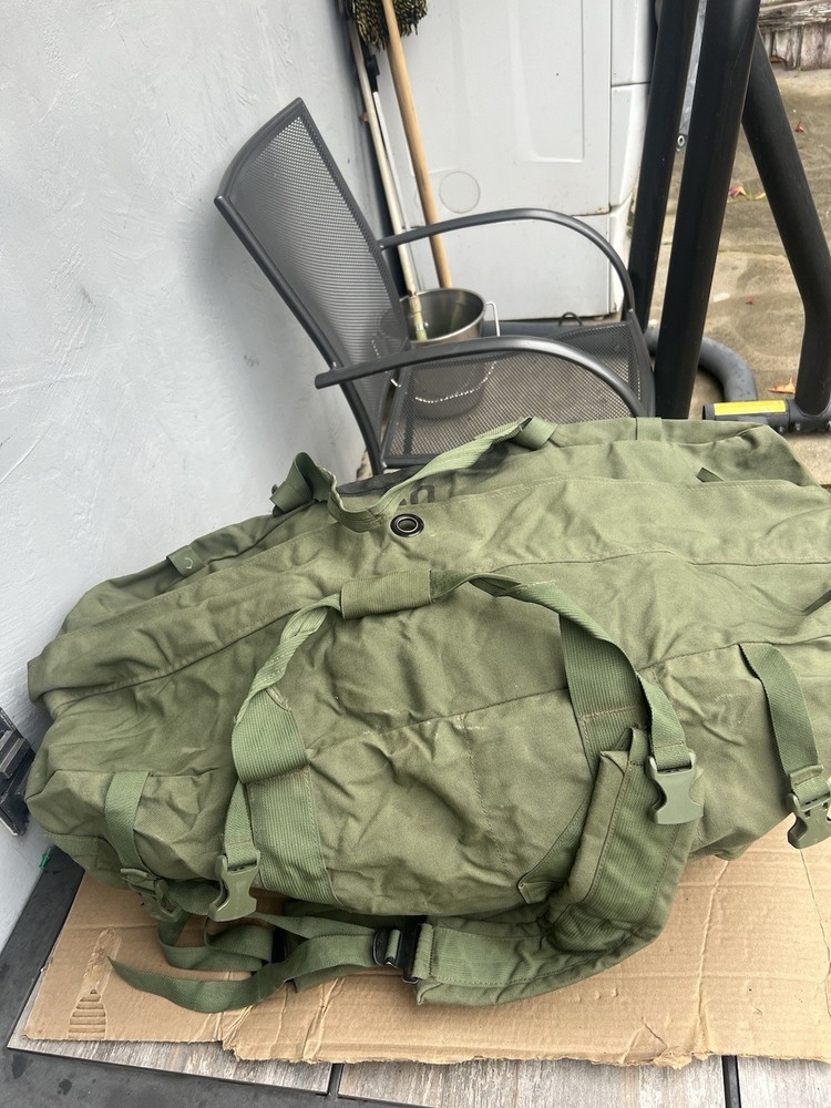 Vintage US Military Duffel Backpack