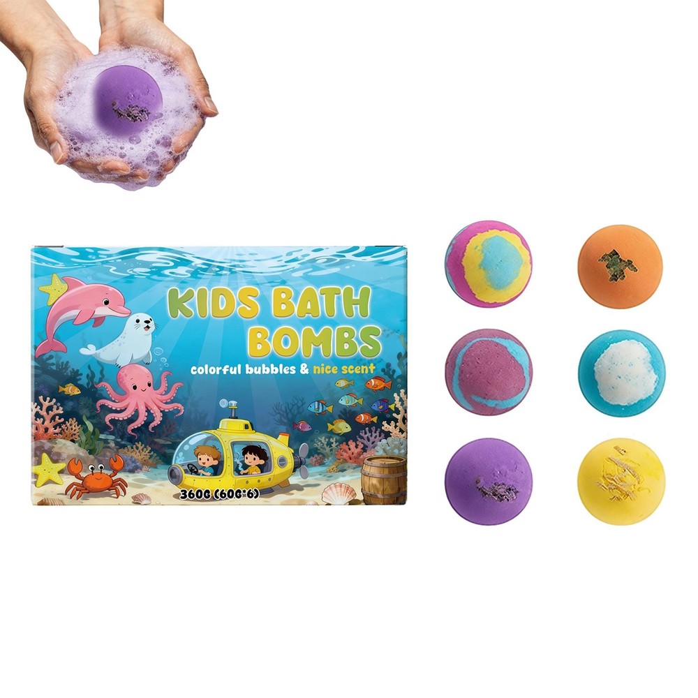 Bath Bombs For Kids With Surprise Inside - 10 Pack Bubble Bath Bombs Gift Set