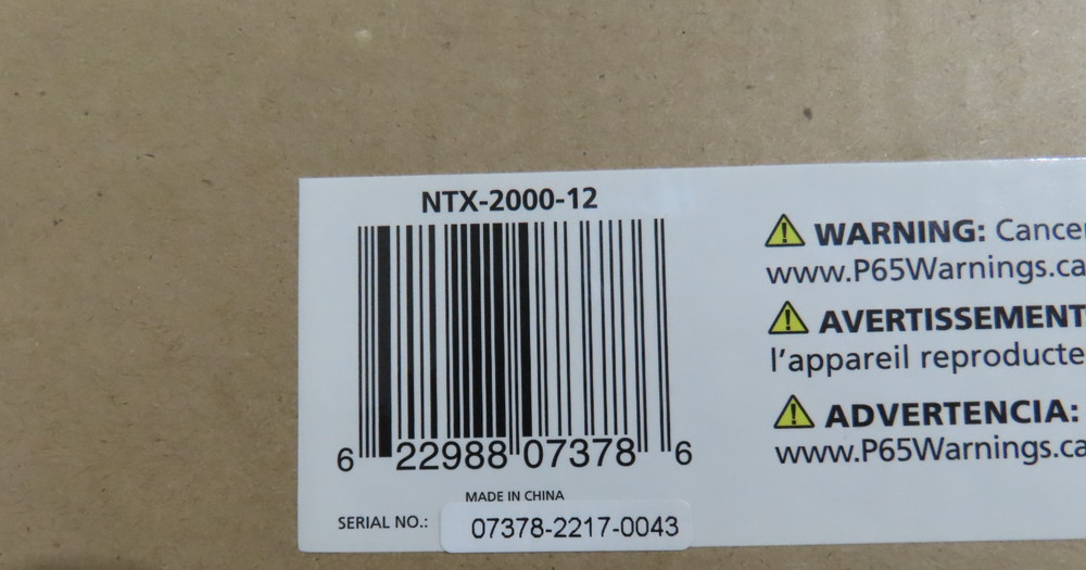 SAMLEX 2000W 12V INVERTER NTX-2000-12