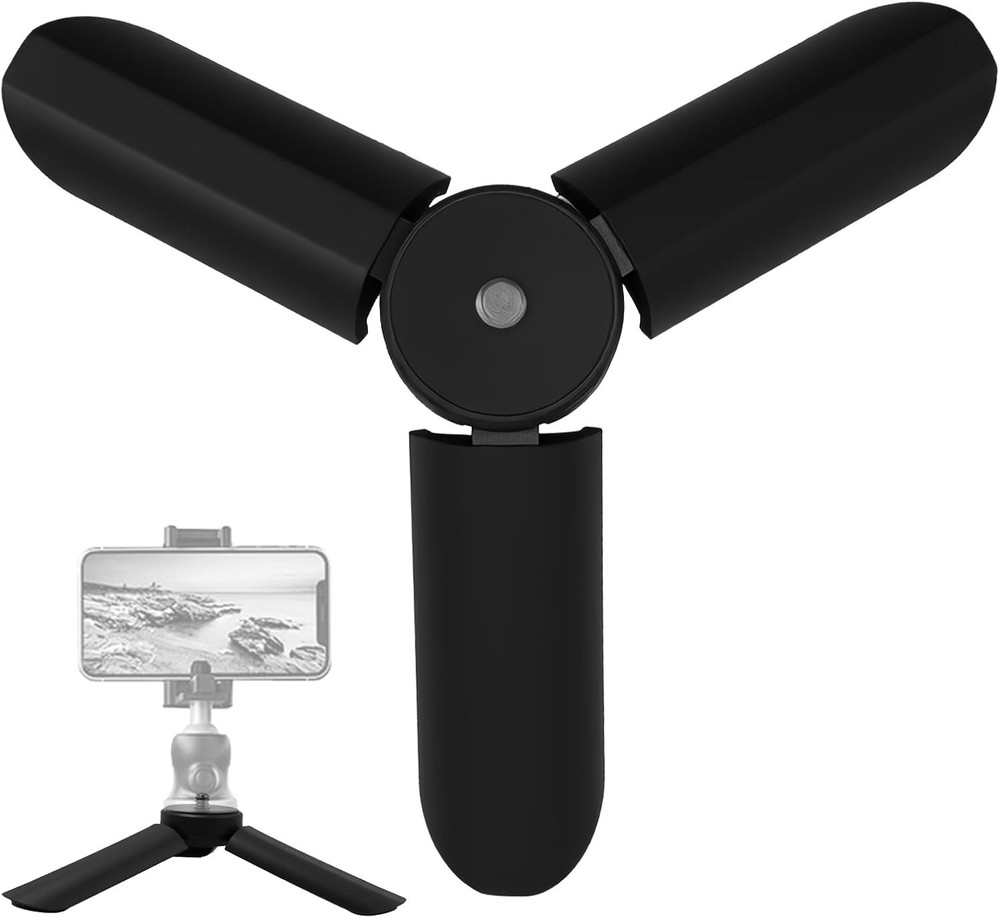Durable and Foldable Mini Tripod - Essential Accessory for Vlogging & Streaming