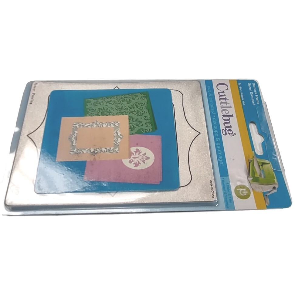 Cuttlebug Cut & Emboss Damask Frame 37-1920 Scrapbooking Tool New