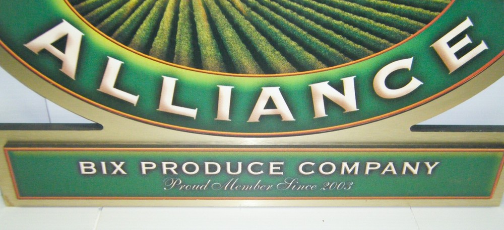 Solid Wood Produce Alliance Bix Produce Sign