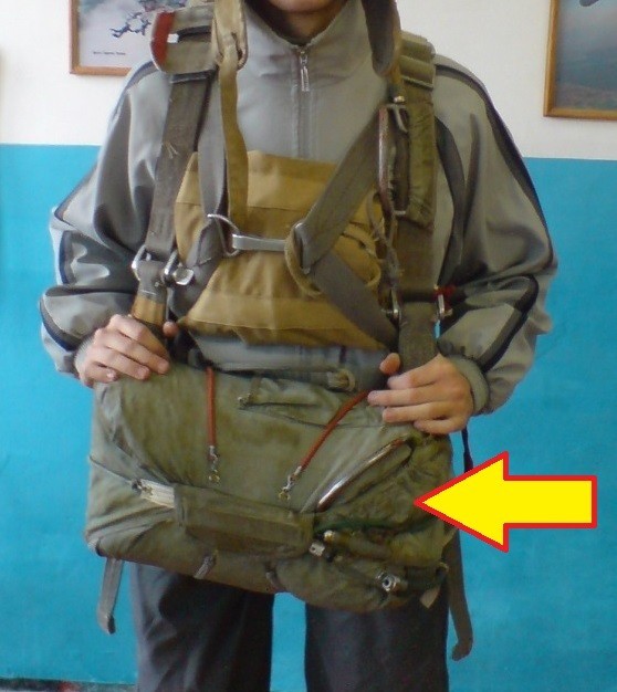 Vintage Soviet Parachute backpack 3-5 USSR