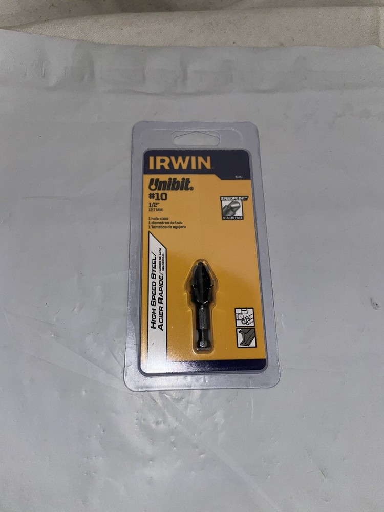 Irwin Unibit #10 (1/2”) Speed Point 10310