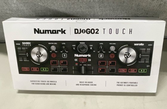Numark DJ2GO2 Touch 2 Channel Serato Mini DJ Controller - Black