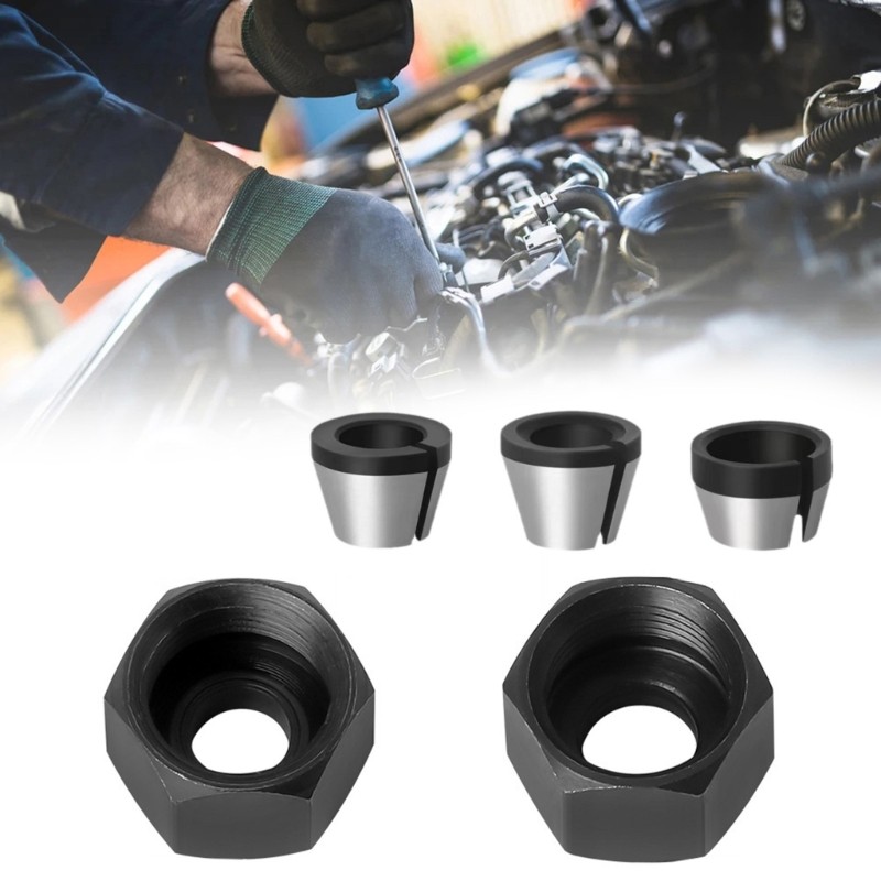 12pcs High Precise M17 Collet Set for Woodworking Tool with Enhances Durability