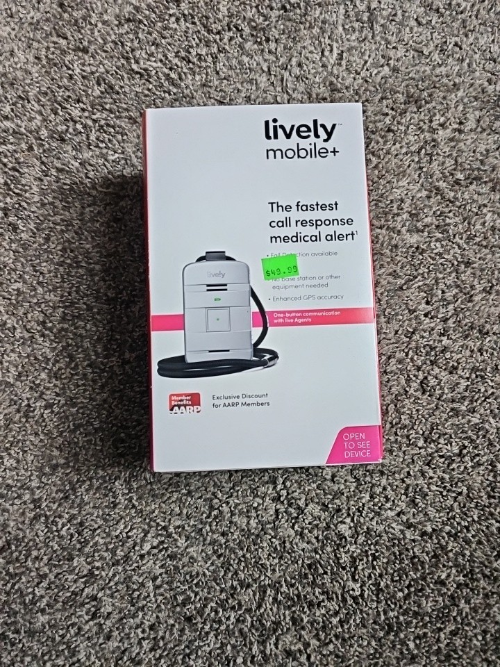 Lively Mobile Plus Call Response Medical Alert Device NEW!