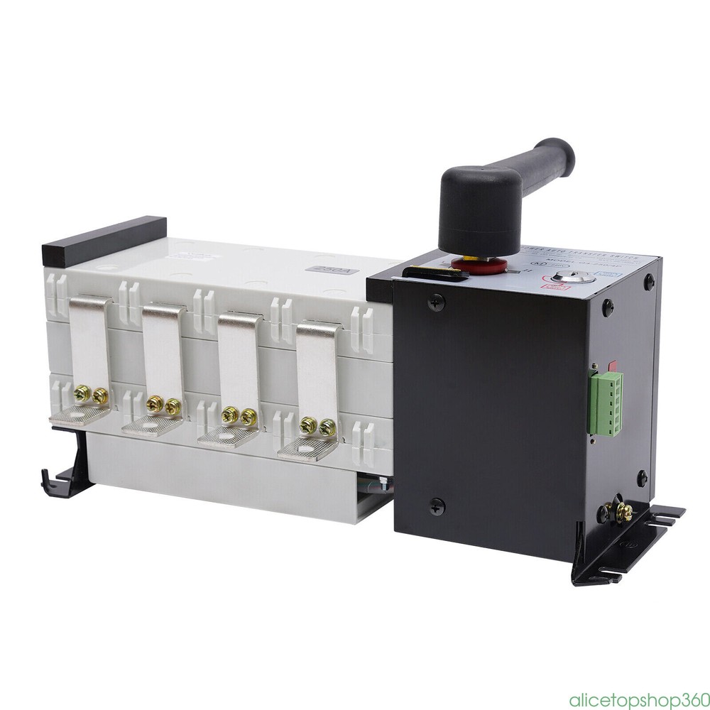 Industrial Automatic Transfer Switch Changeover Grid - AC Generator 250A 4 Pole