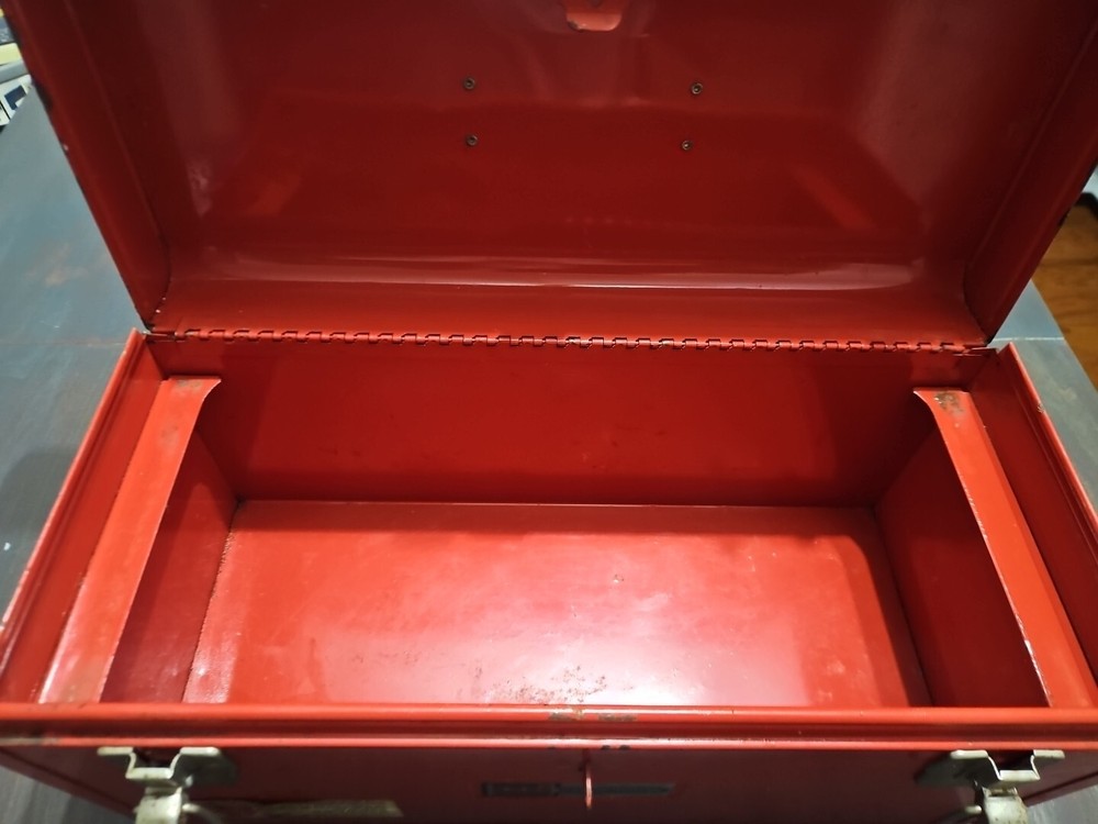 Red Waterloo 18" Home Handyman's Tool Box 50018 All American with Removable Tray