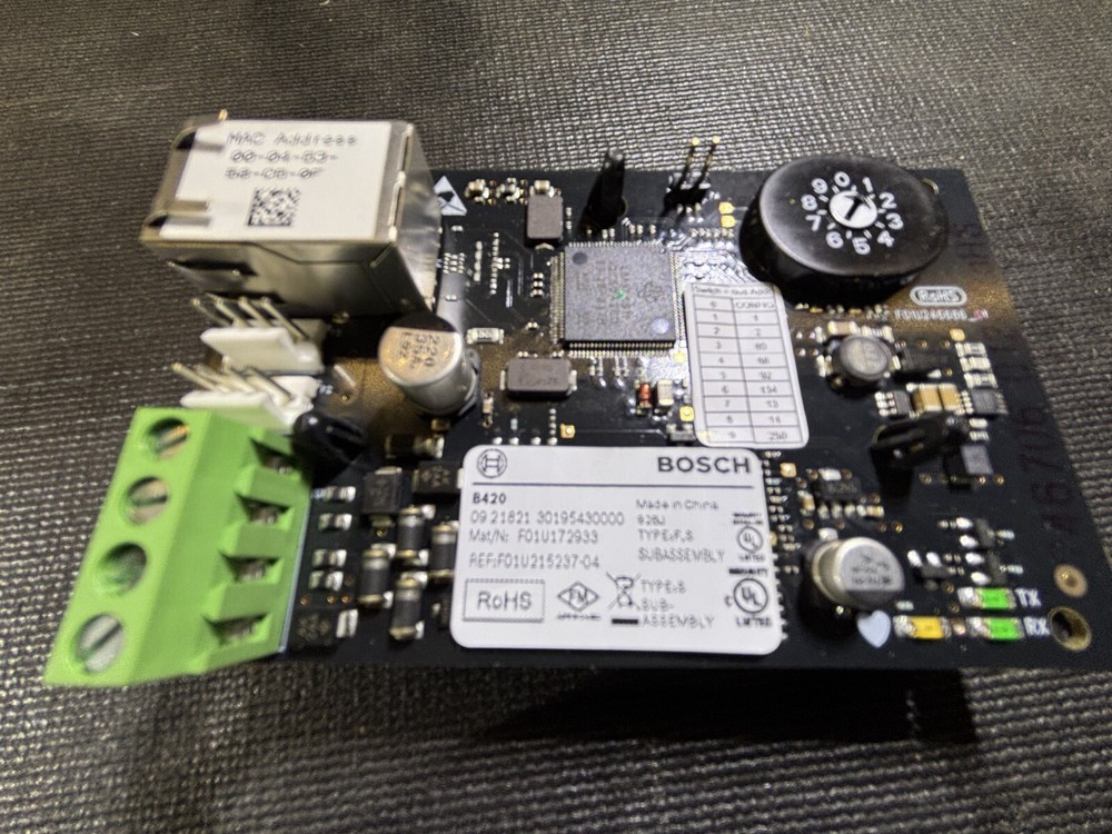 Bosch B420 Network Ethernet Communication Module - Used 30-day Warranty