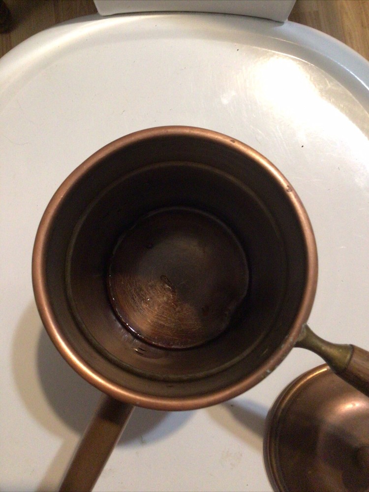Vtg Copper Turkish Coffee Pot Percolator