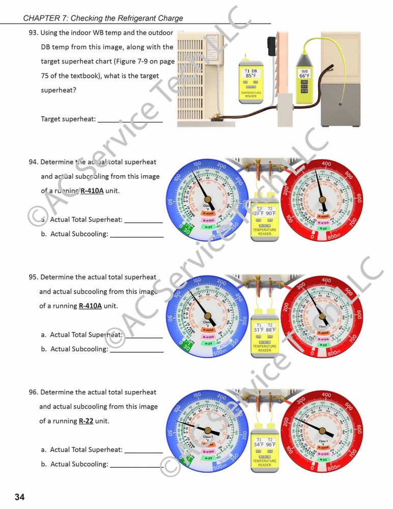 Refrigerant Charging and Service Procedures for Air Conditioning WORKBOOK
