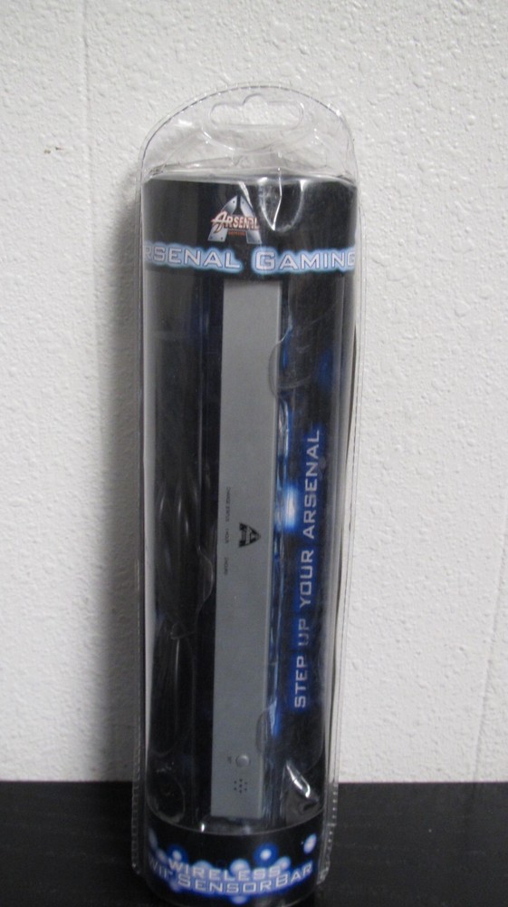 Arsenal Wireless Sensor Bar For Wii- New In Package