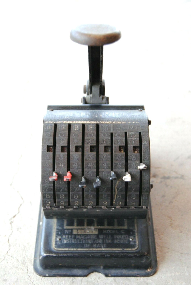 f and e check writer hedman mfg co