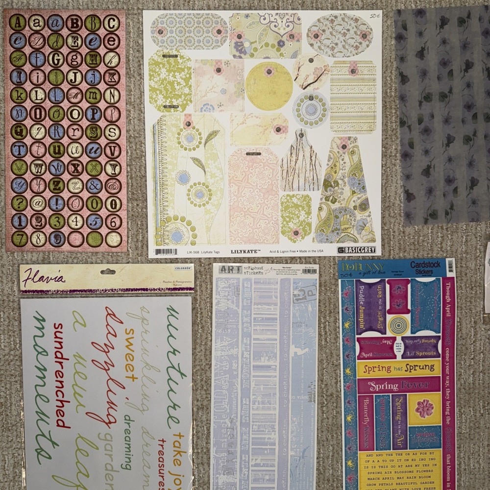 BUTTERFLIES Themed Embellishments Kit