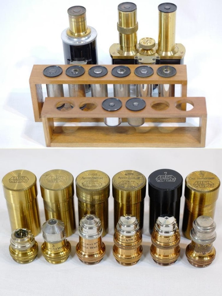 microscope antique collectible Ernst Leitz AABM microscope 1923 Flagship model