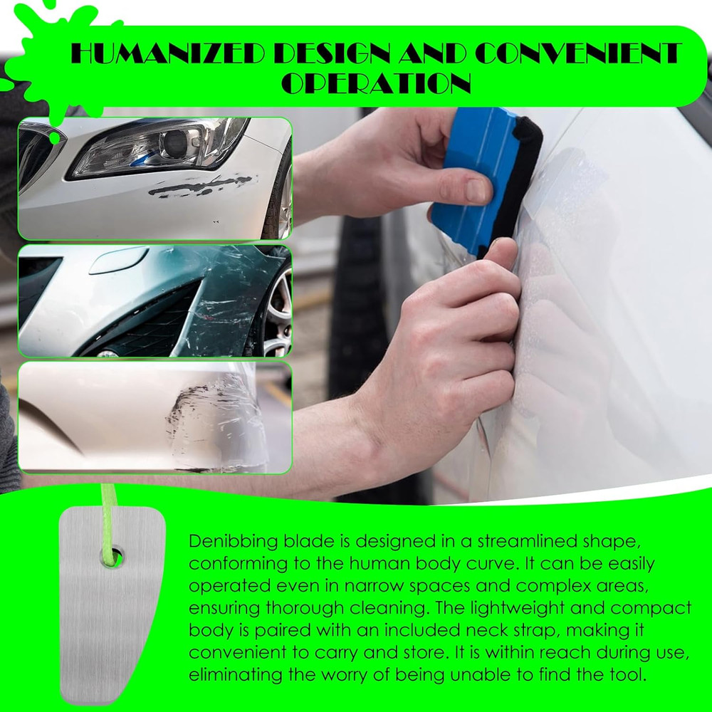 Shark Blade Denibbing Tool for Removing Paint Imperfections and Dust
