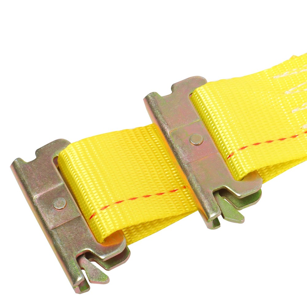 Replacement 24 Pack 5' E Track Tie Down Rail Kit Carbon Steel Silver Black