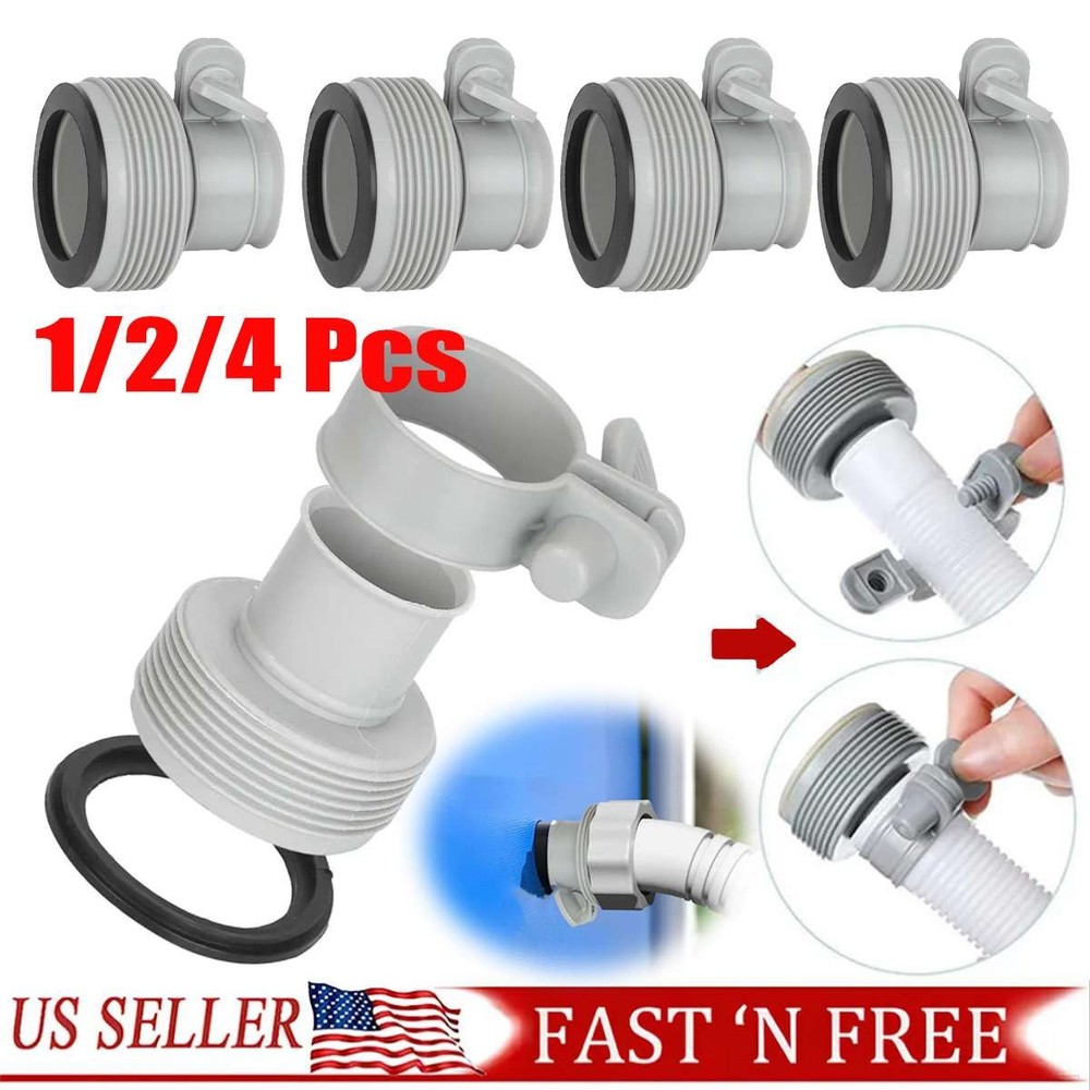 1/2/4PCS For Intex Replacement Hose Adapter Pool Filter Pump Conversion Fitting