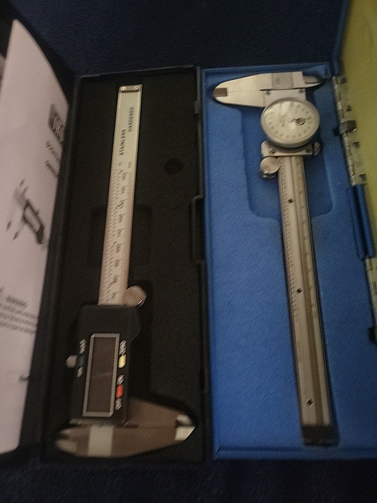 Precision Brand Caliper  & Ironton Digital Caliper.