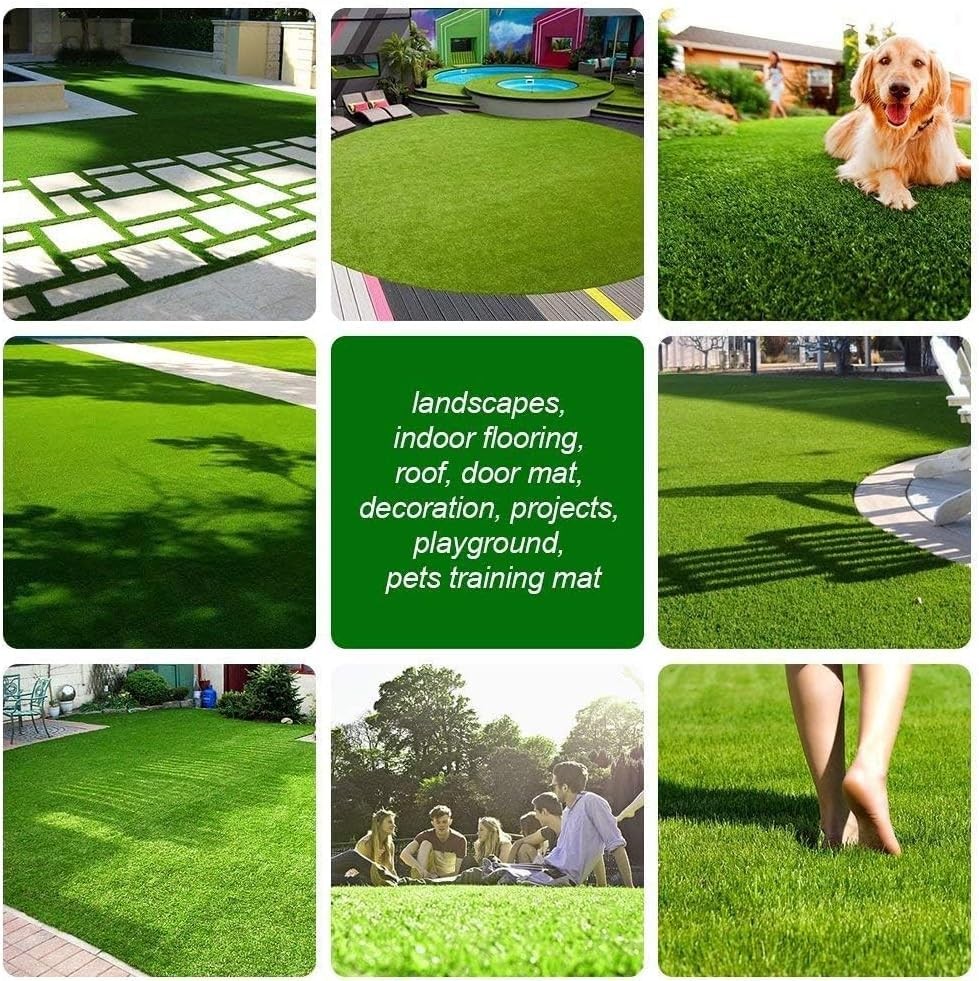 Customized Sizes Artificial Grass Turf 3FTX10FT(30 Square FT) - 3 x 10 Feet
