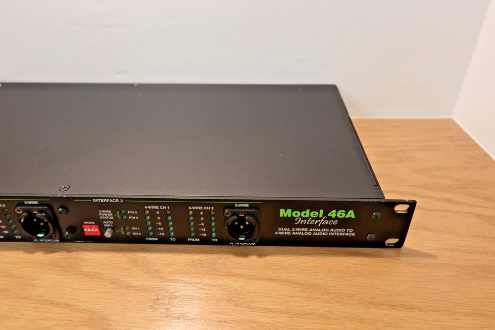 Studio Technologies Model 46A 2-Wire Analog Audio to 4-Wire Analog Audio Interfa