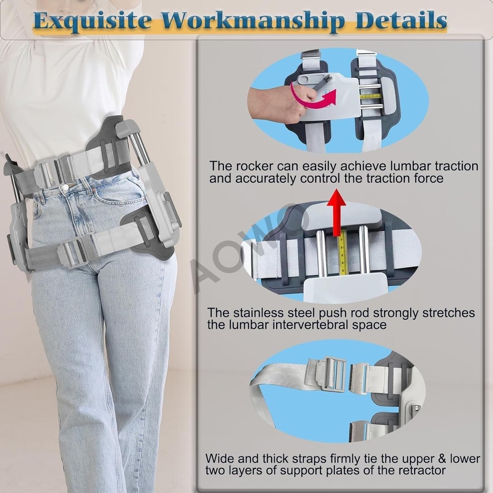 Lumbar Traction Device, Spinal Decompression Devices, Lumbar Decompression Belt
