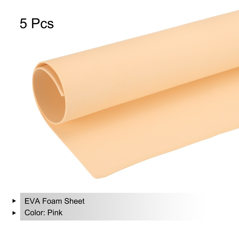 EVA Foam Sheets Beige 35.4 Inx19.7 in 2mm Thick Crafts Foam Sheets 5Pcs