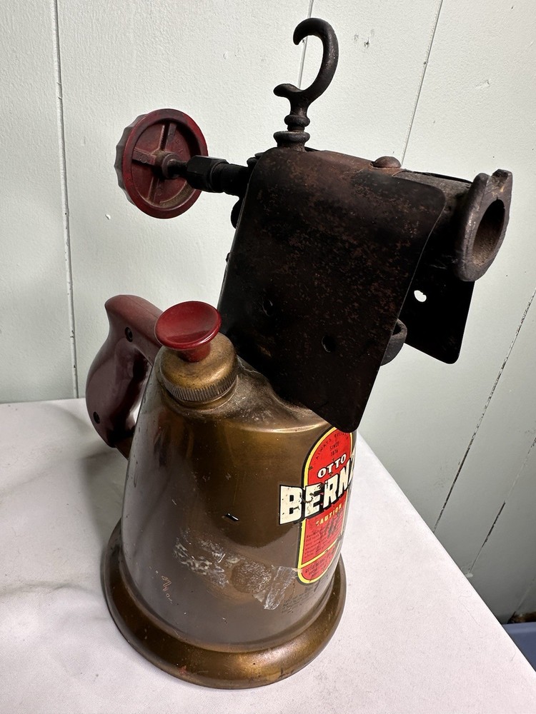 Otto Bernz Brass & Iron Blow Torch