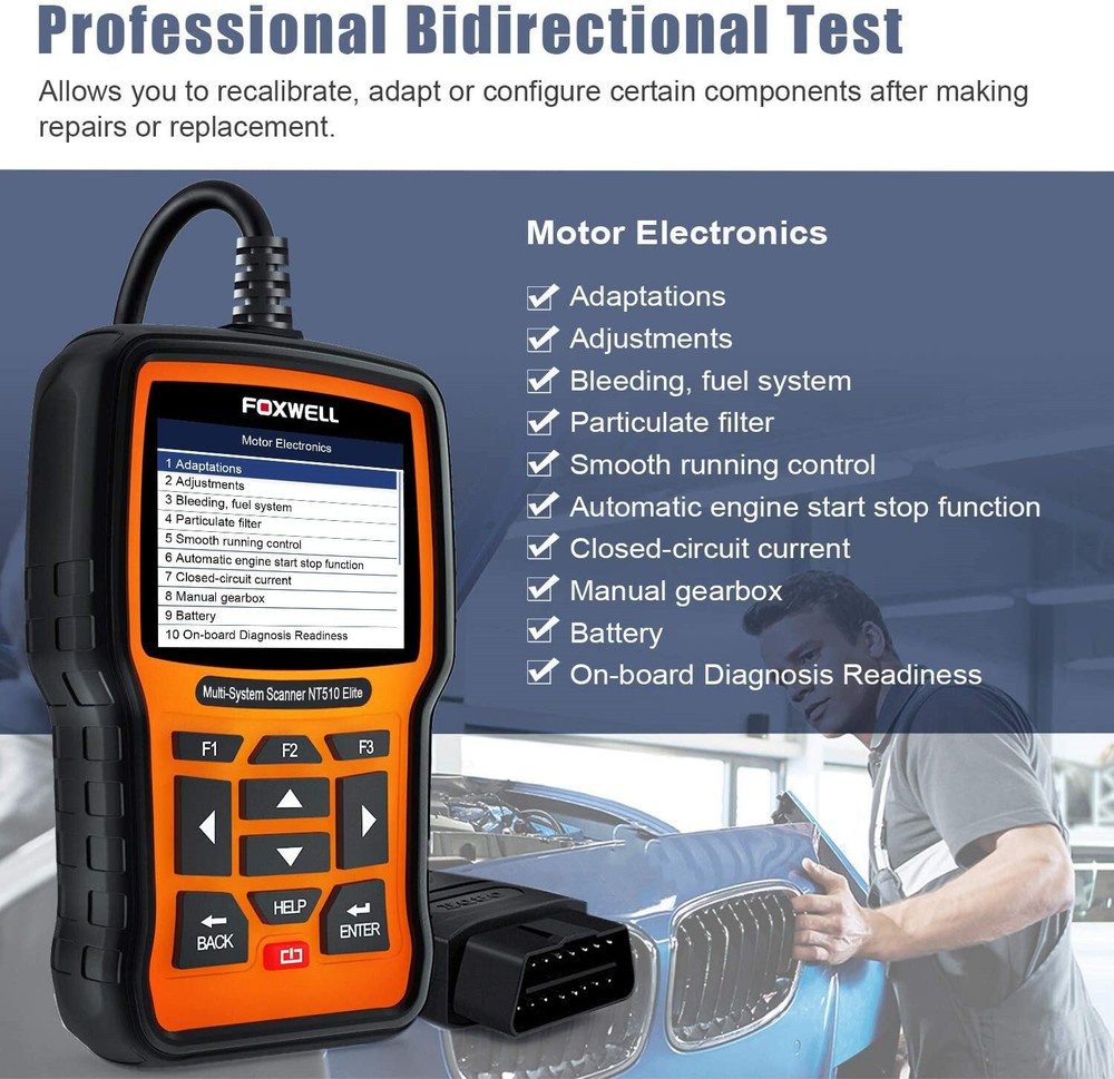 Bidirectional Diagnostic Scanner fit for LAND ROVER All System OBD2 Code Reader