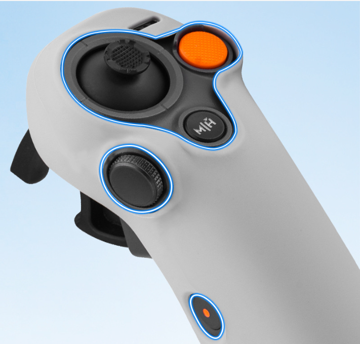Silicone Remote Control Dust Protective Cover For DJI Avata2 Crossover Rocker 3