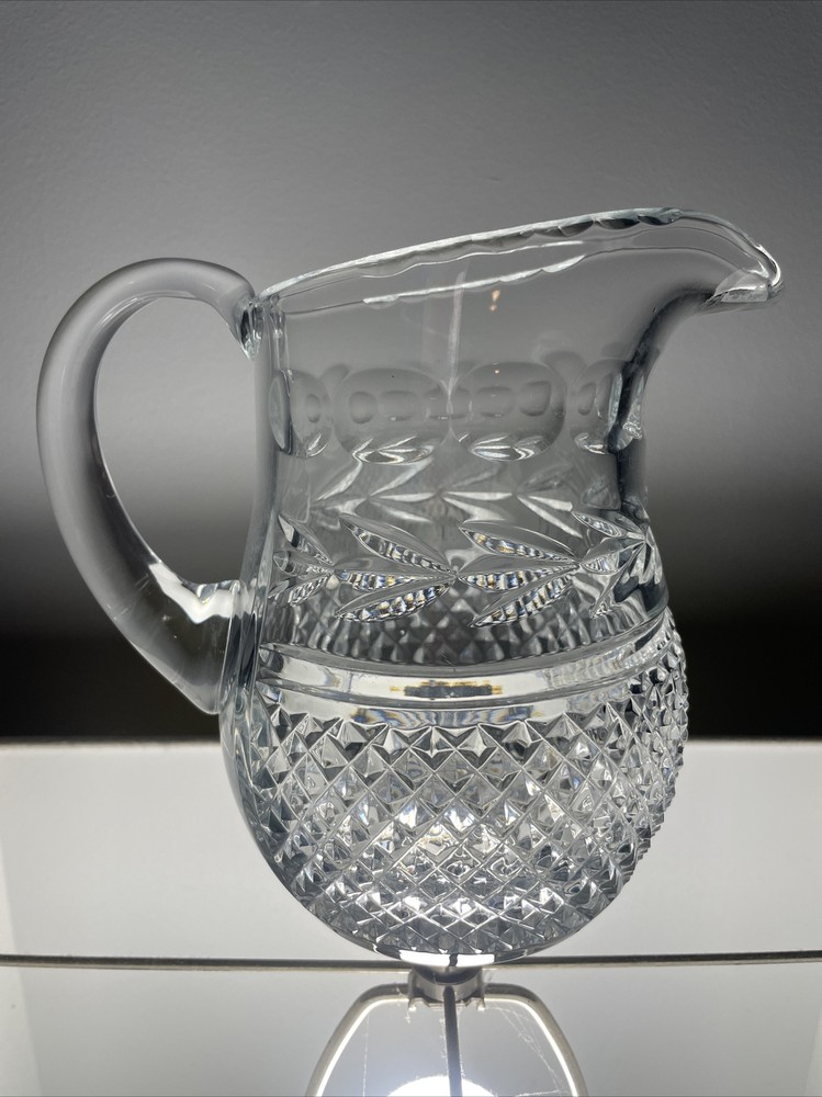 GALWAY Crystal LEAH PITCHER 32 0Z 6.5”