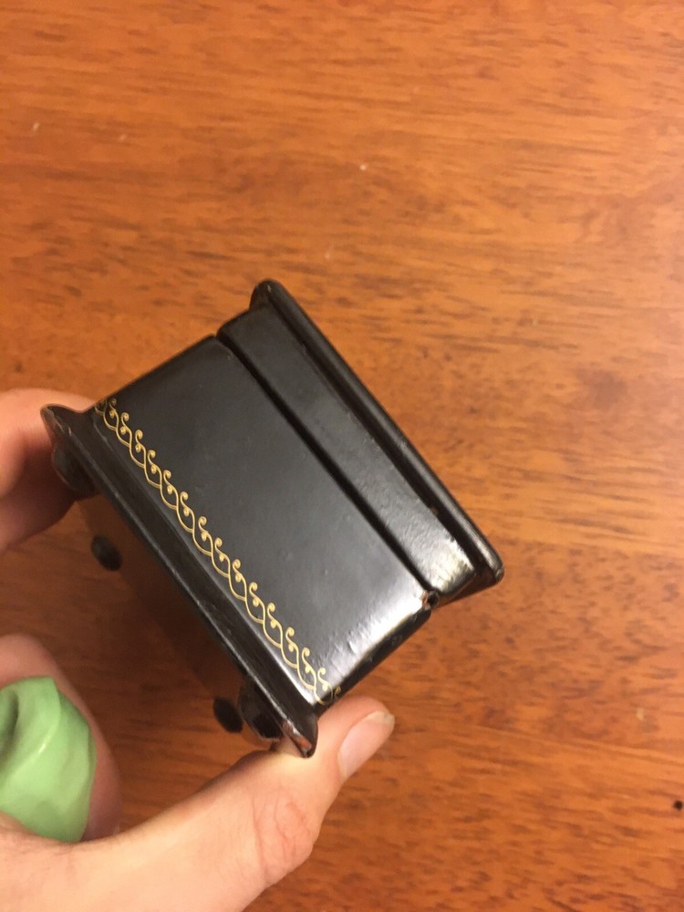 Russian Mache Lacquer Box Lady Nicely Done