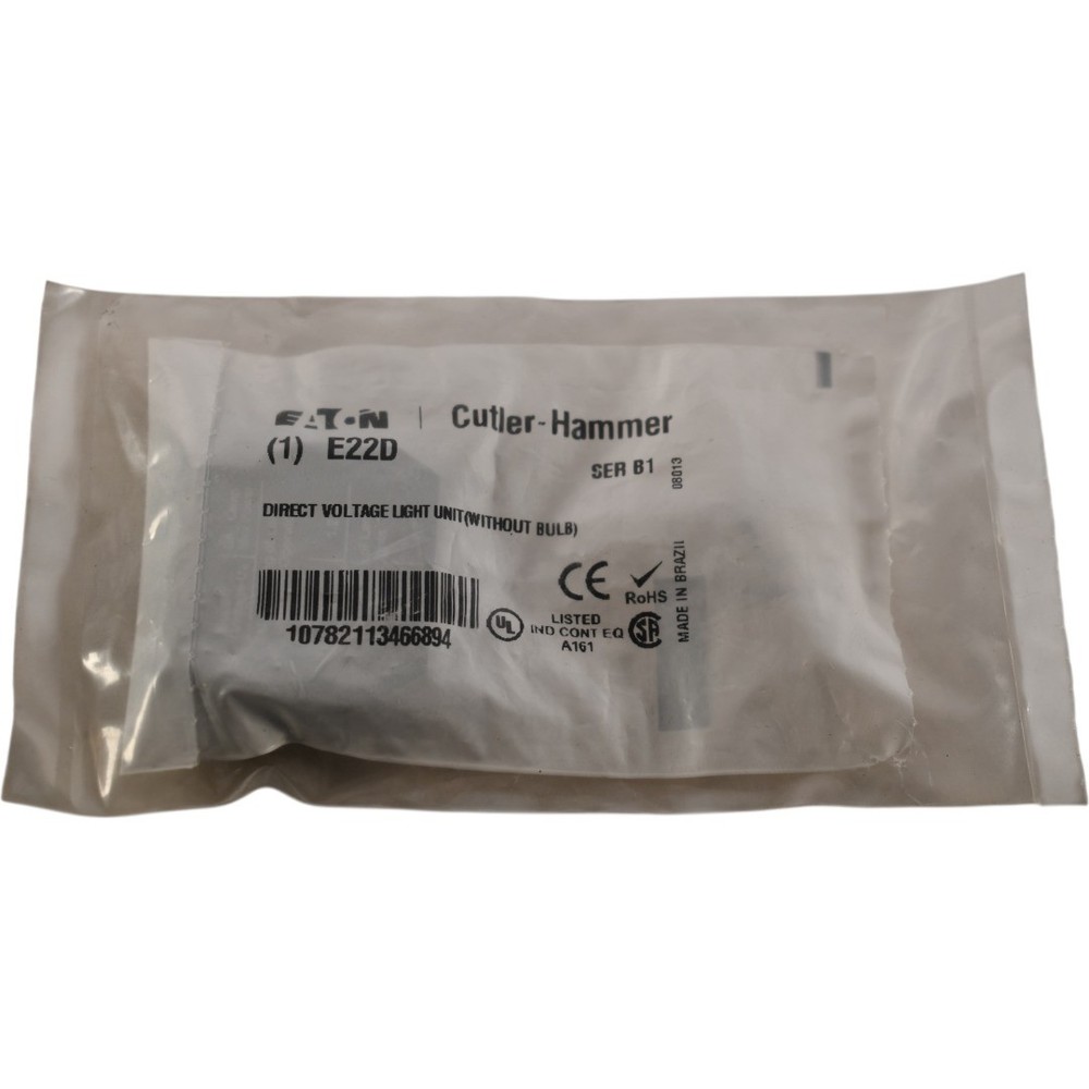 NEW Eaton E22D Light Unit for Illuminated Pushbutton 22.5mm Full Voltage