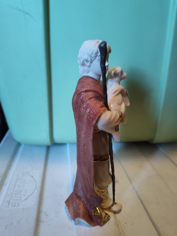 Lenox First Blessing Nativity SHEPHERD BOY with LAMB Figurine