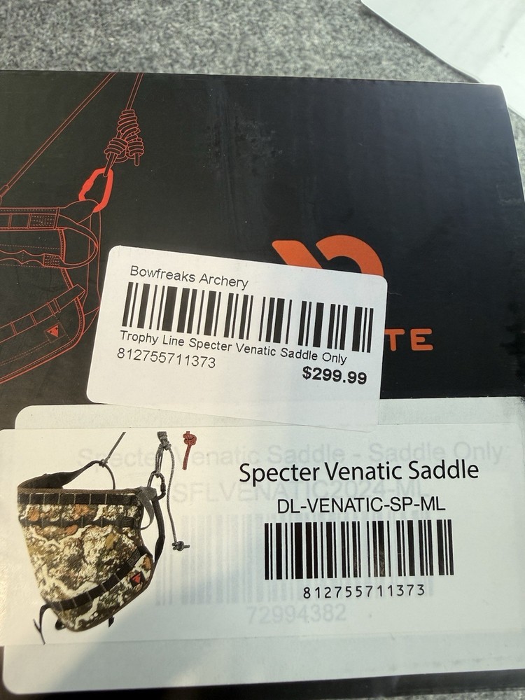 Trophyline Specter Venatic Saddle Medium Large