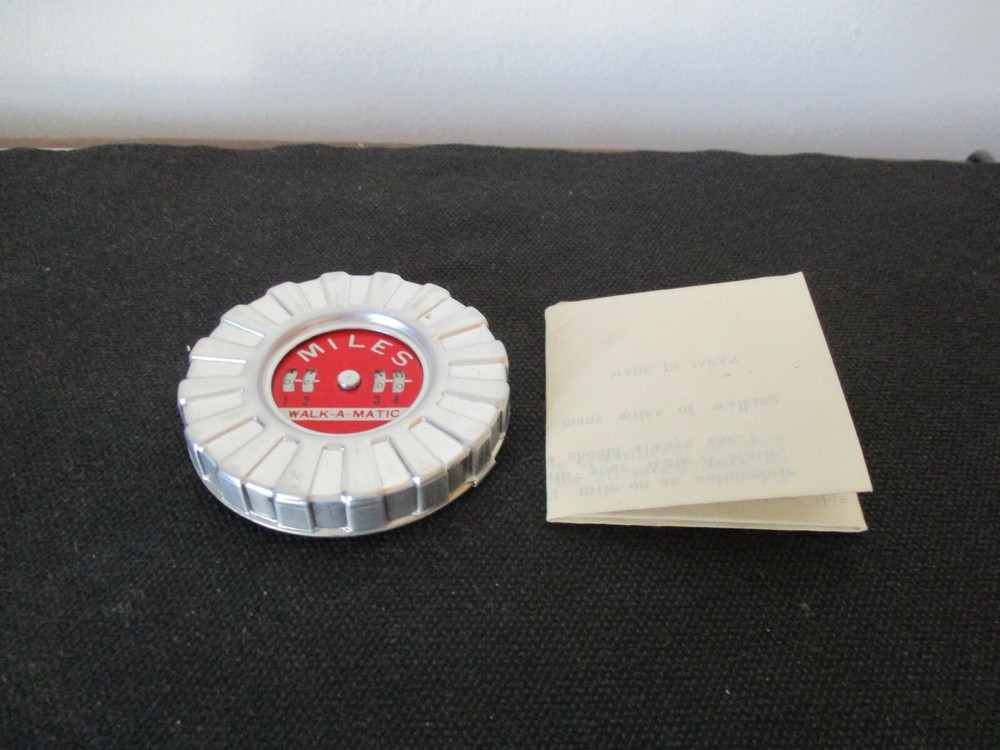 Vintage Walk - A - Matic In Original Box With Original Instructions Pedometer