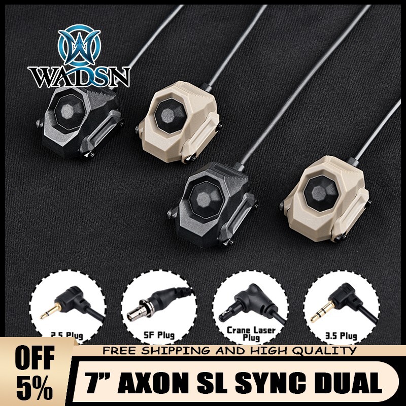 UNIT~ TACTICAL AXON SL SWITCH - SYNC - CRANE/SUREFIR - BLACK (AXN-SL)