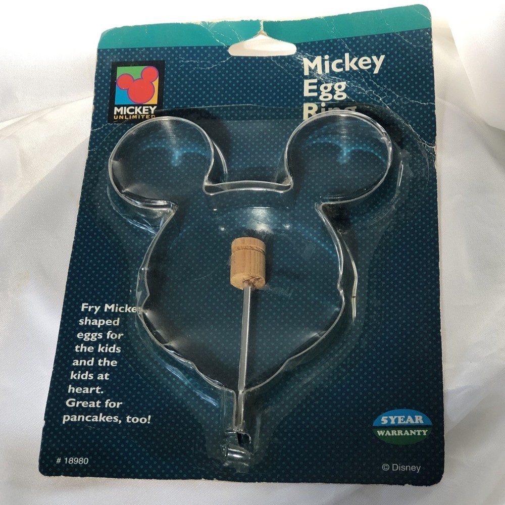 Vintage Mickey Mouse Egg Ring Pancakes