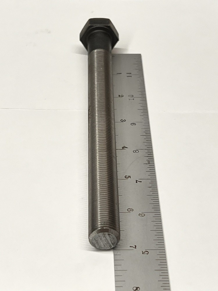 5/8-18 X 7 EXTRA threaded Hex Tap Bolt Full Thread 5/8"-18, 7" Fine grade 5
