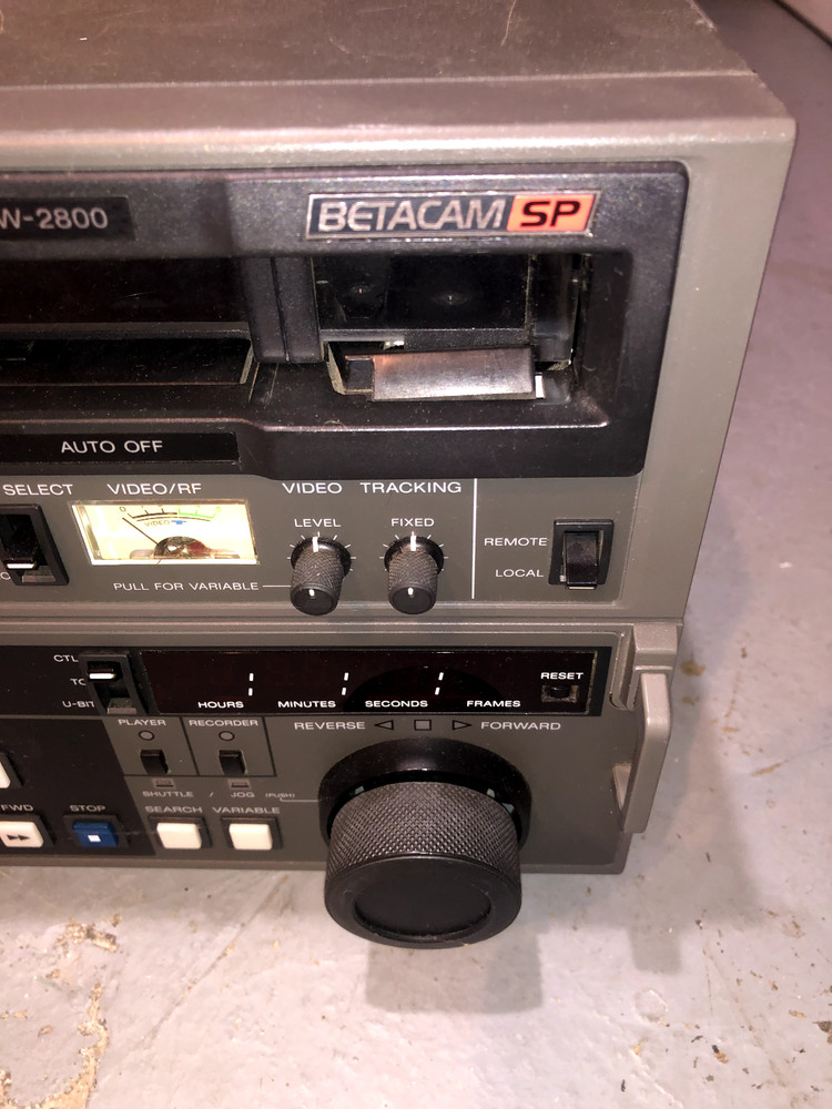 Sony PVW-2800 Video Cassette Recorder
