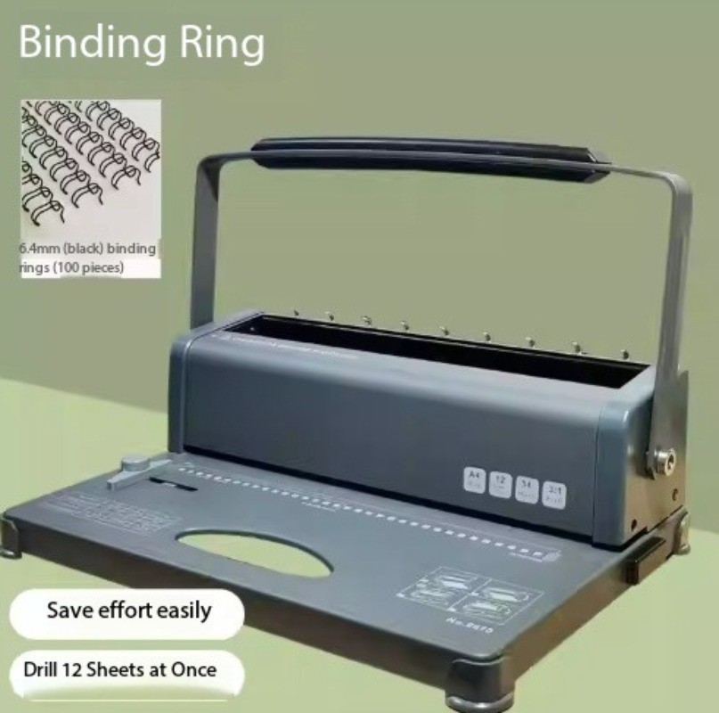Iron Ring Binding Machine Hole Punch Binding Machine 34-Hole Contract Binding