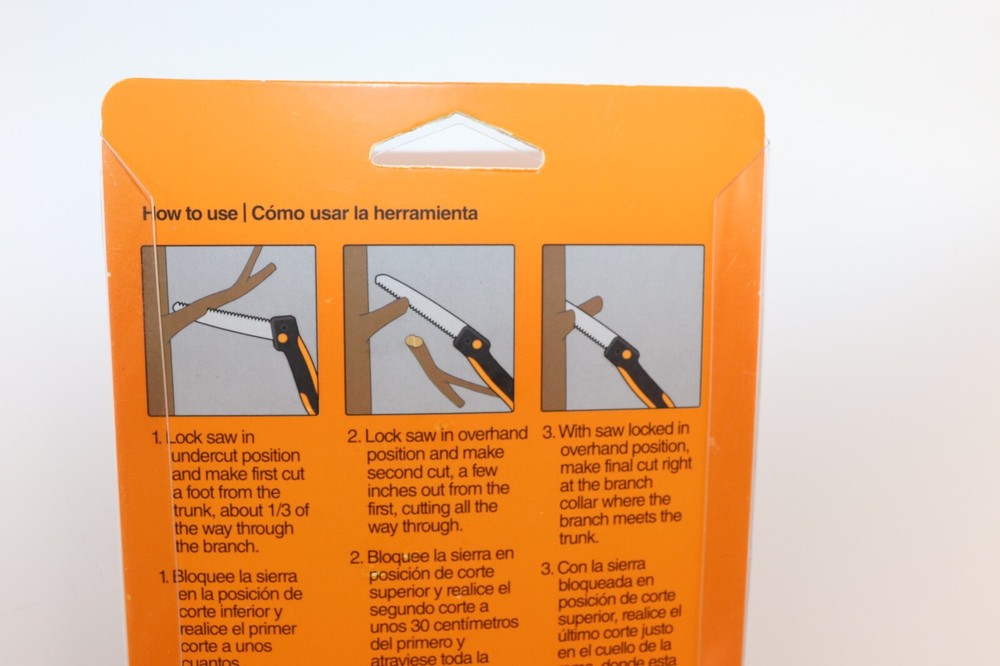 Fiskars 10” Blade Folding/Locking Power Tooth Pruning Saw