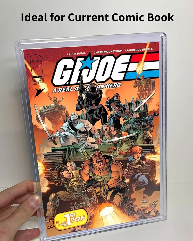 Comic Book Top Loaders for Current, Toploader Hard Sleeves Holder for Comic Book