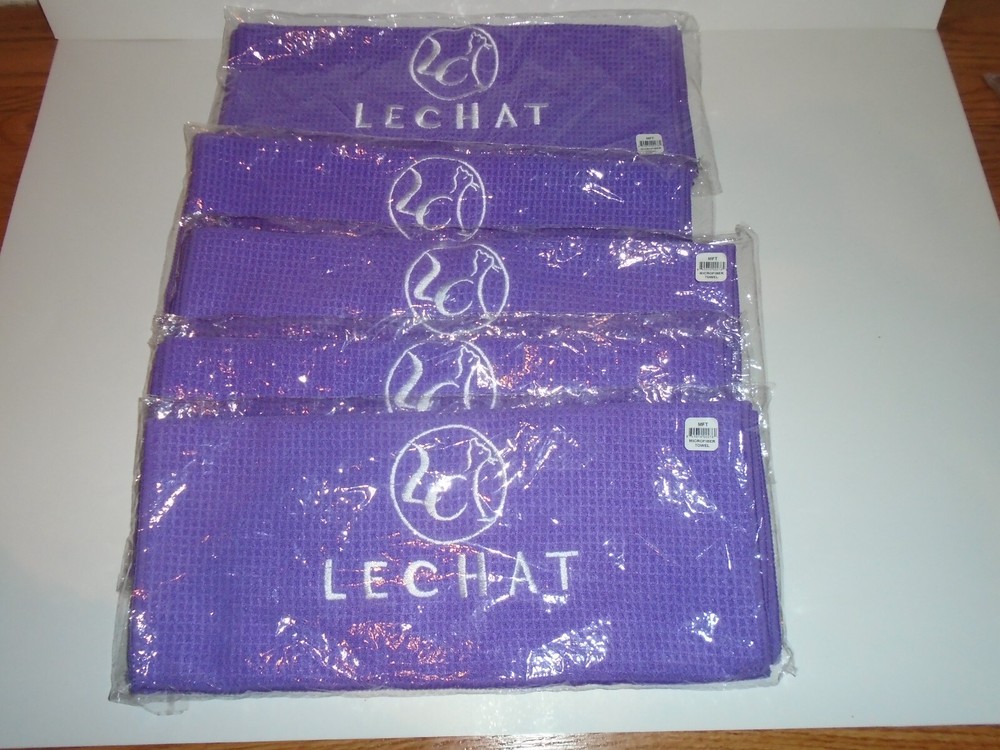 Lechat 5 Microfiber Towels New In Package