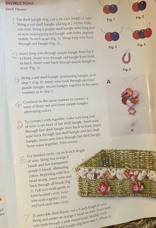 summer by the sea basket bead making kit BD012