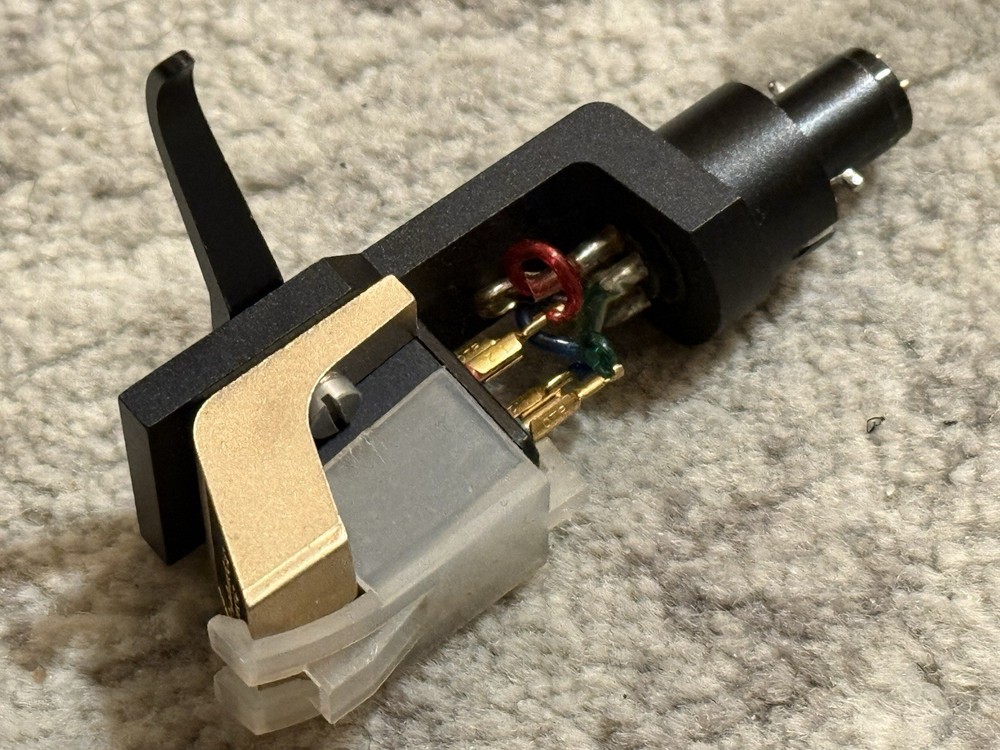 Technics EPC 305MC CARTRIDGE & AUDIOCRAFT HEADSHELL BORON PIPE TESTED & WORKING