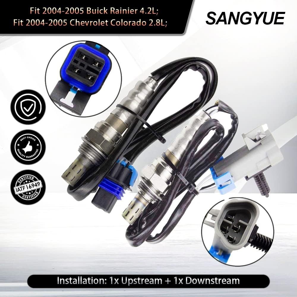 2X Oxygen Sensor for 2004-2005 Trailblazer EXT 4.2L Upstream + Downstream