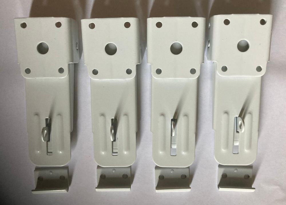 FOUR - Pop Up Camper White Powder Coated Locking RV Lid Latch Snowmobile Tent