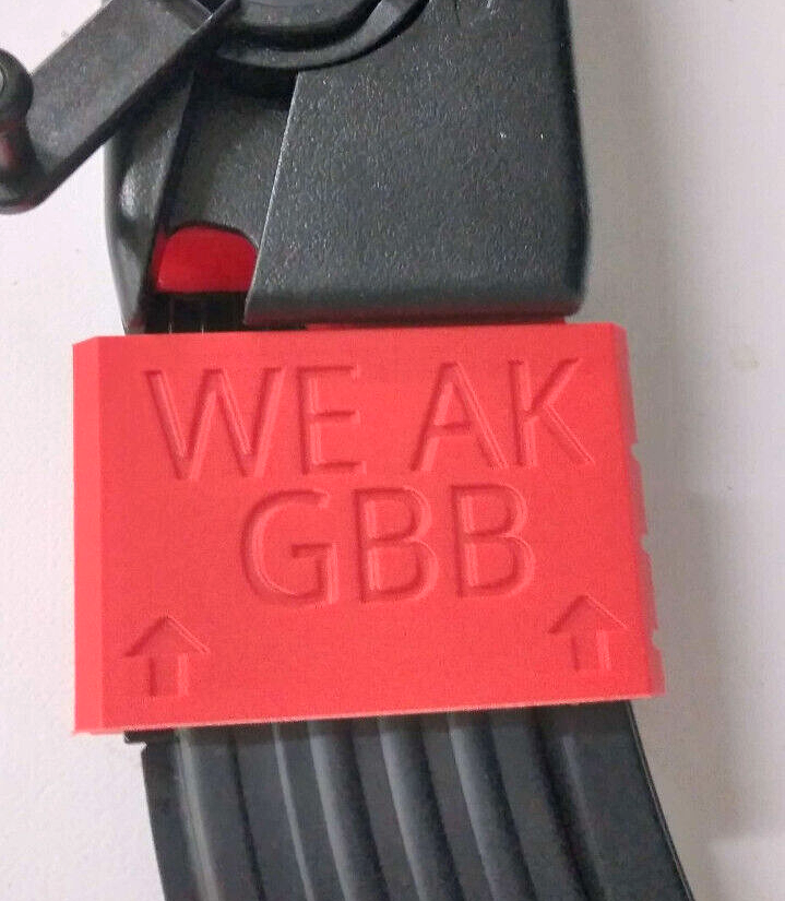 WE AKM GBBR Airsoft Odin Speedloader Adapter (Red)